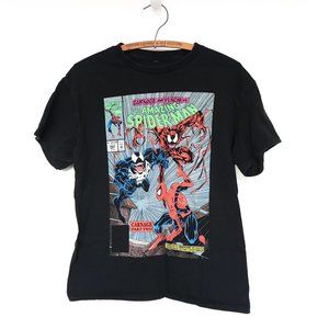 Spider-man Carnage & Venom Marvel Comics Black Short Sleeve T-shirt